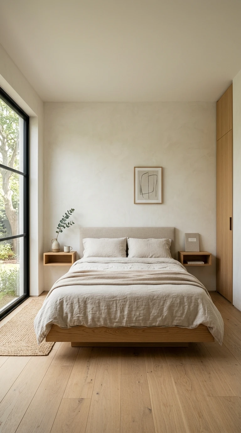 Aménagement d'une chambre au minimalisme assumé