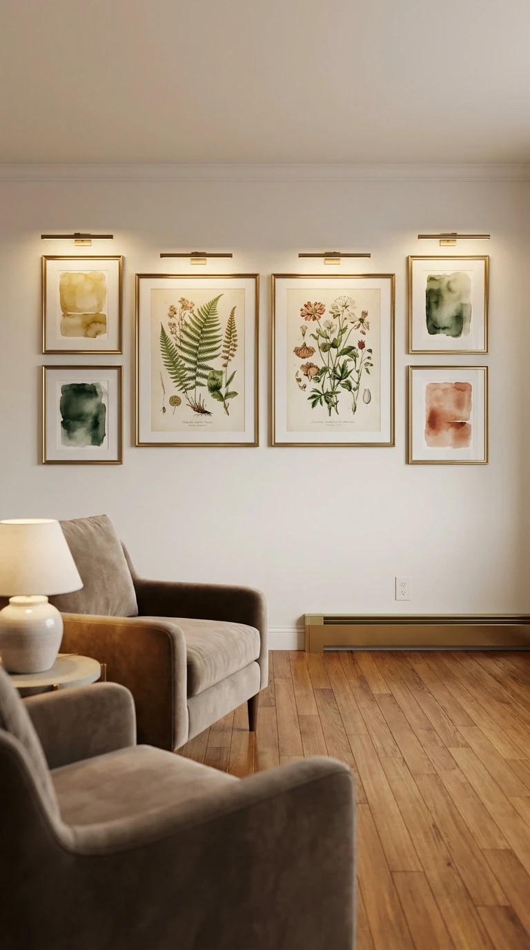 Accrocher des Tableaux pour Remplir Visuellement sans Encombrer au Sol