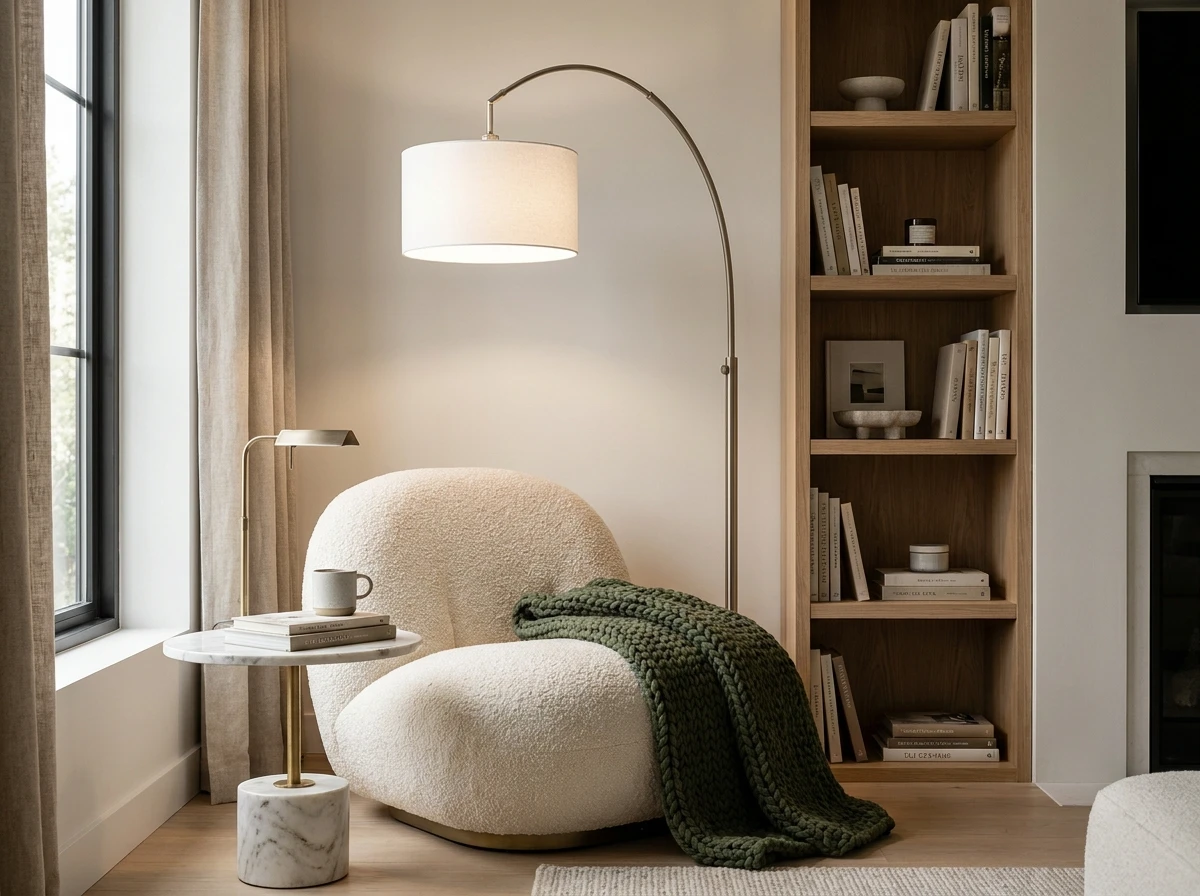 Ajouter un Fauteuil de Lecture dans un Angle