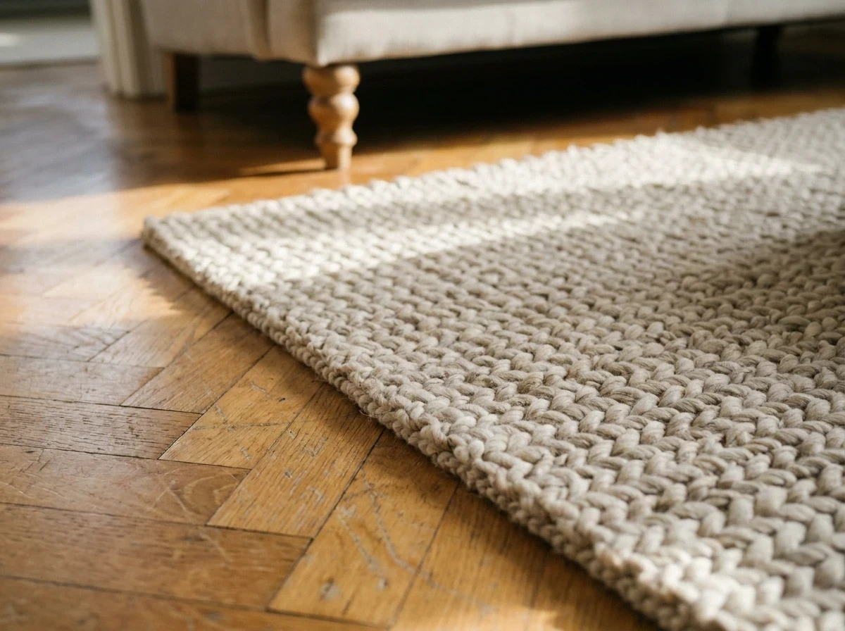 Ajouter un Tapis en Laine Naturelle