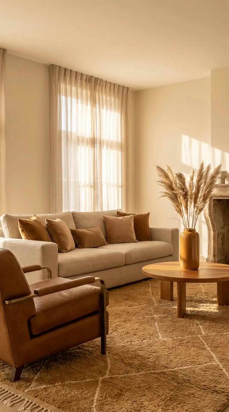 Associer le Beige et le Caramel pour Plus de Chaleur