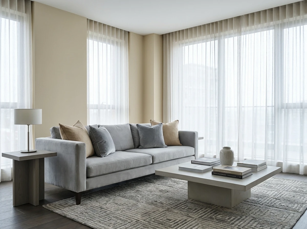 Associer le Beige et le Gris pour un Salon Plus Contemporain