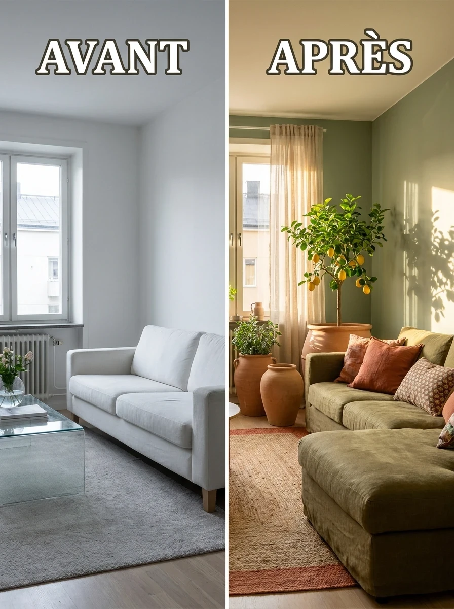 Associer le Vert et le Terracotta pour un Salon Méditerranéen