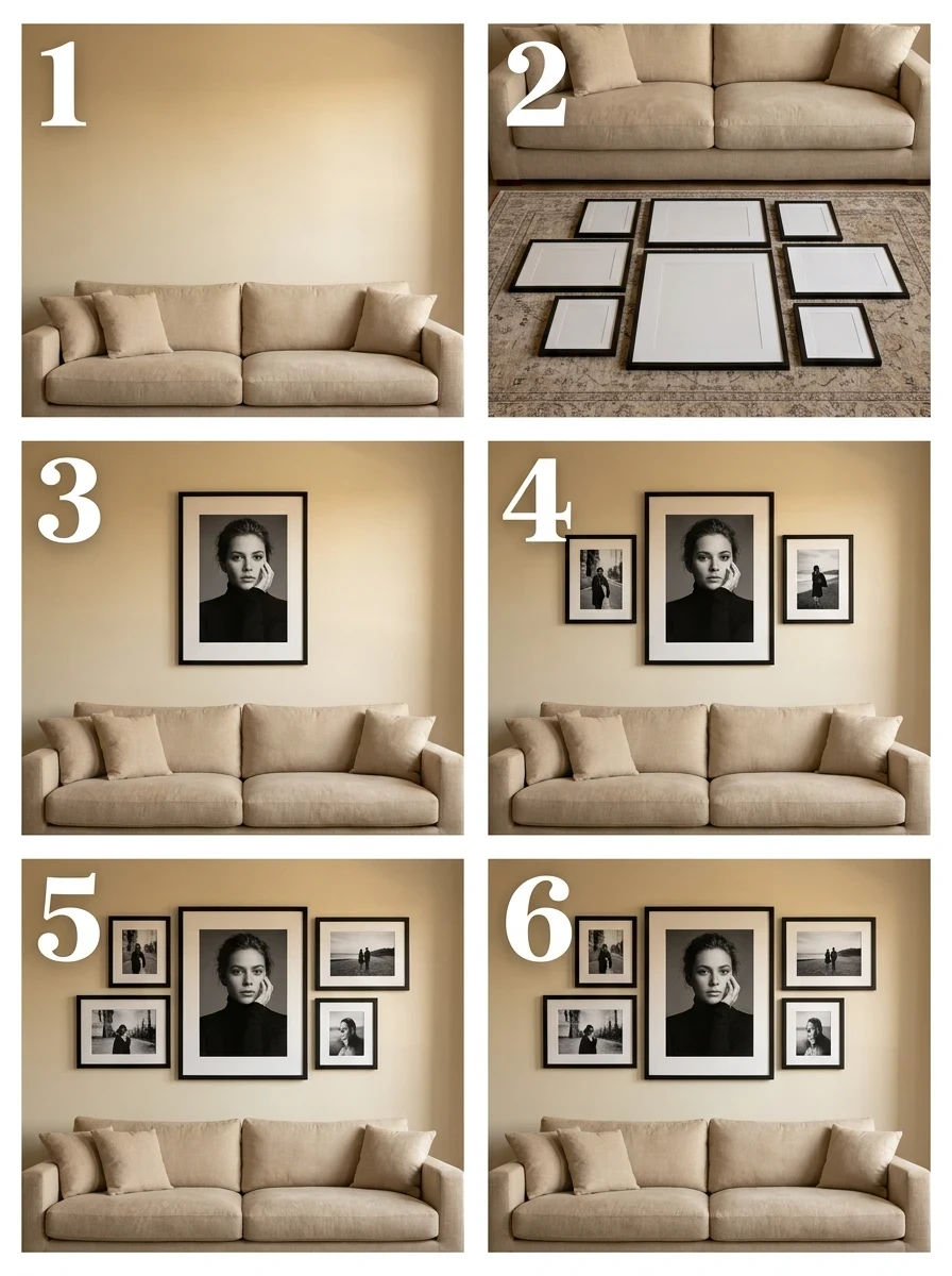 Cadres en Photographies Noir et Blanc