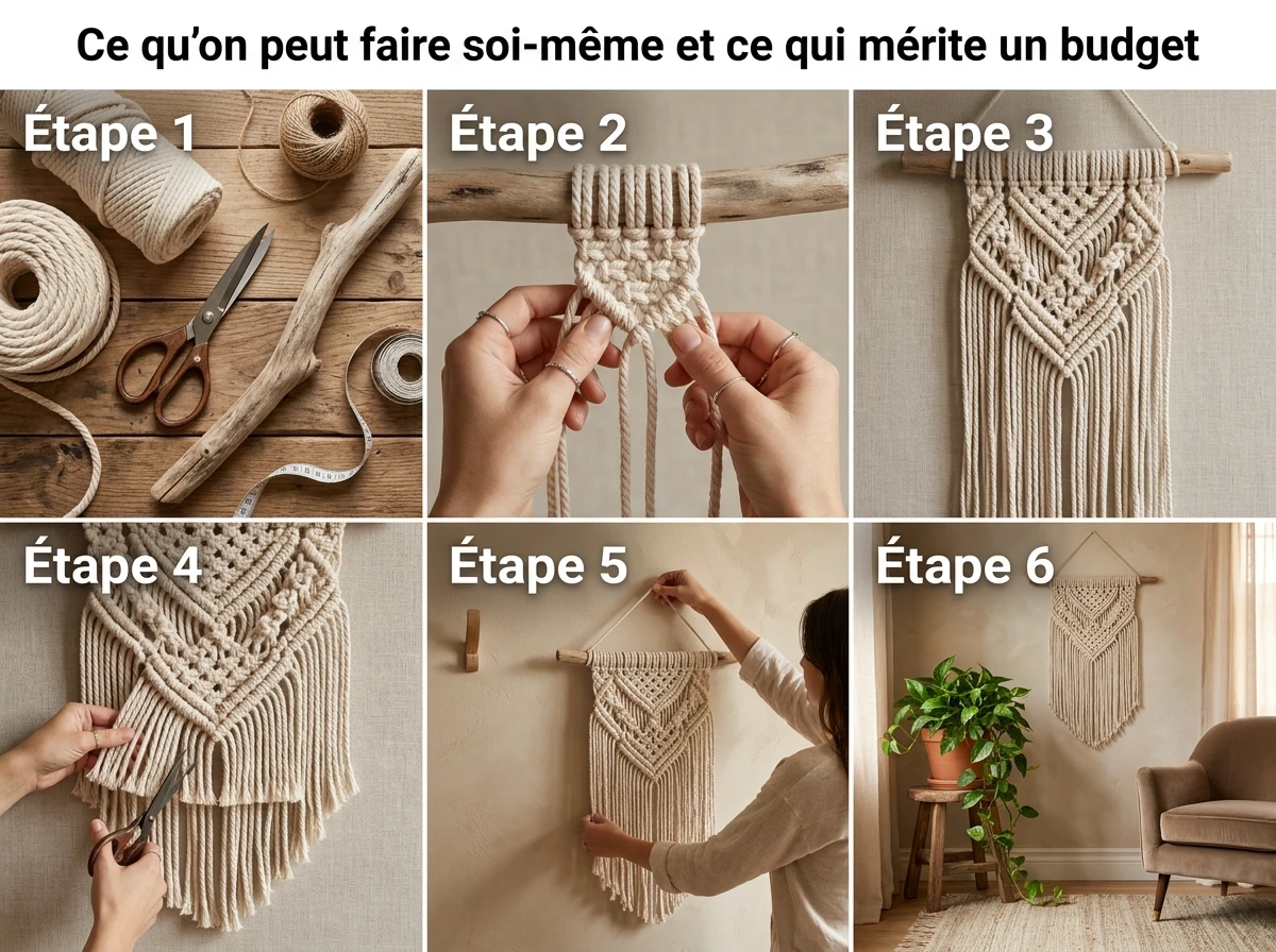 Ce qu'on peut faire soi-même et ce qui mérite un budget