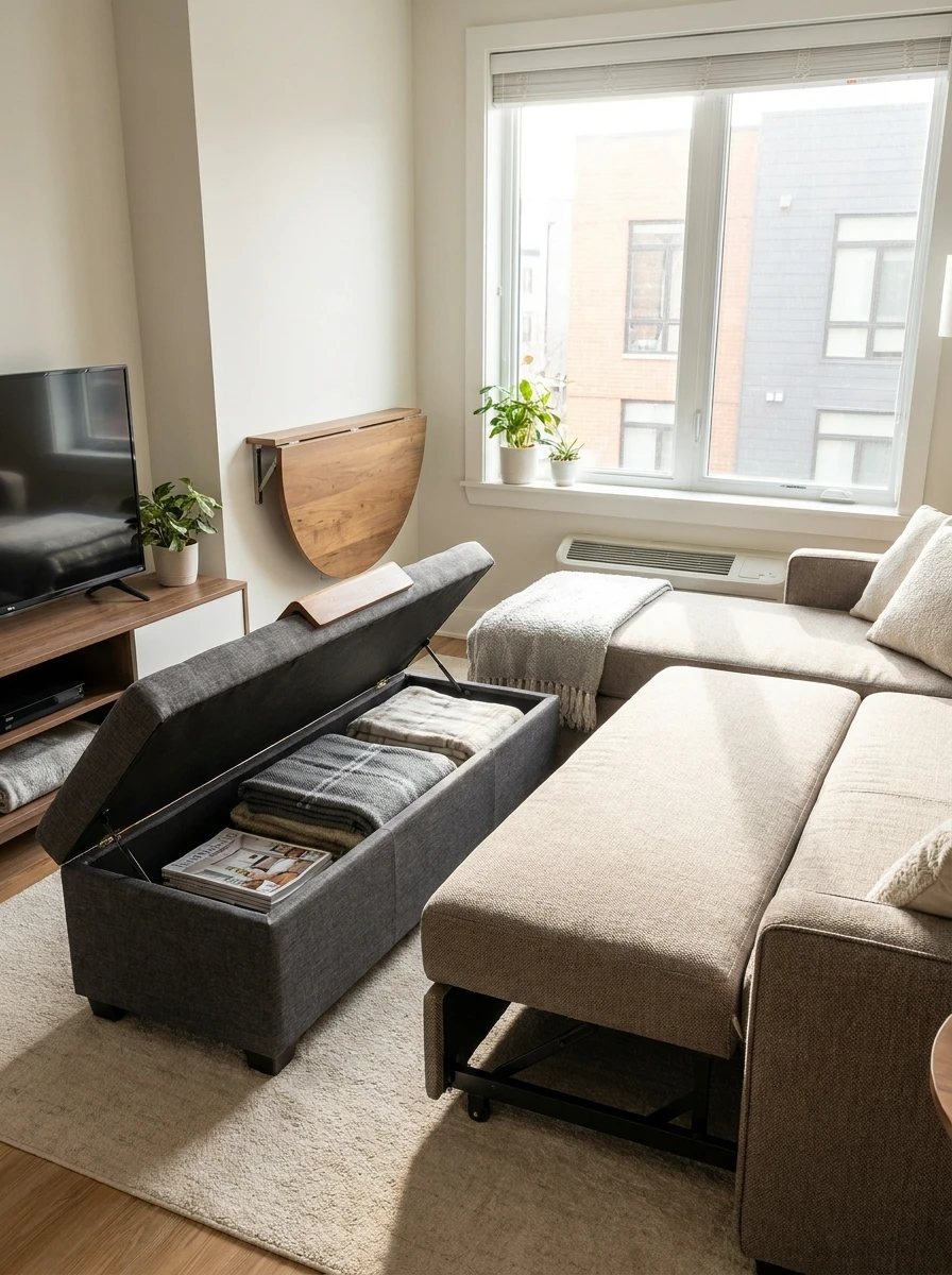 Choisir des Meubles Multifonctions pour l'Appartement