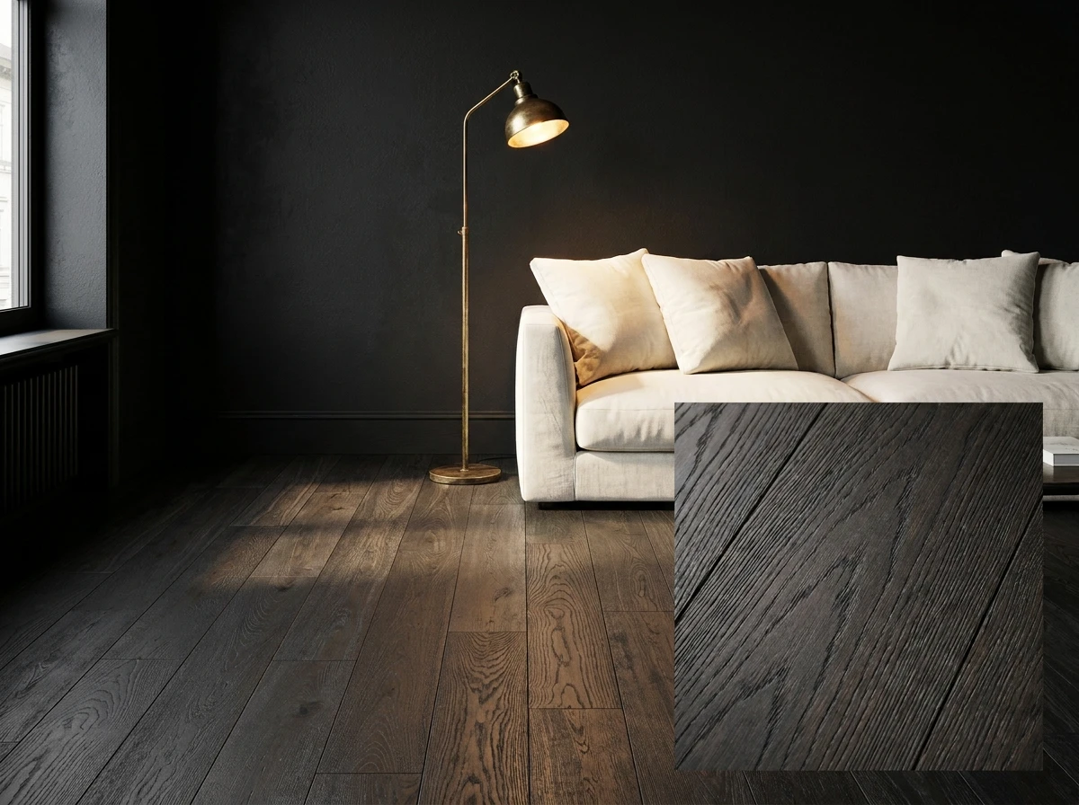 Choisir un Parquet Sombre pour une Continuité Monochrome