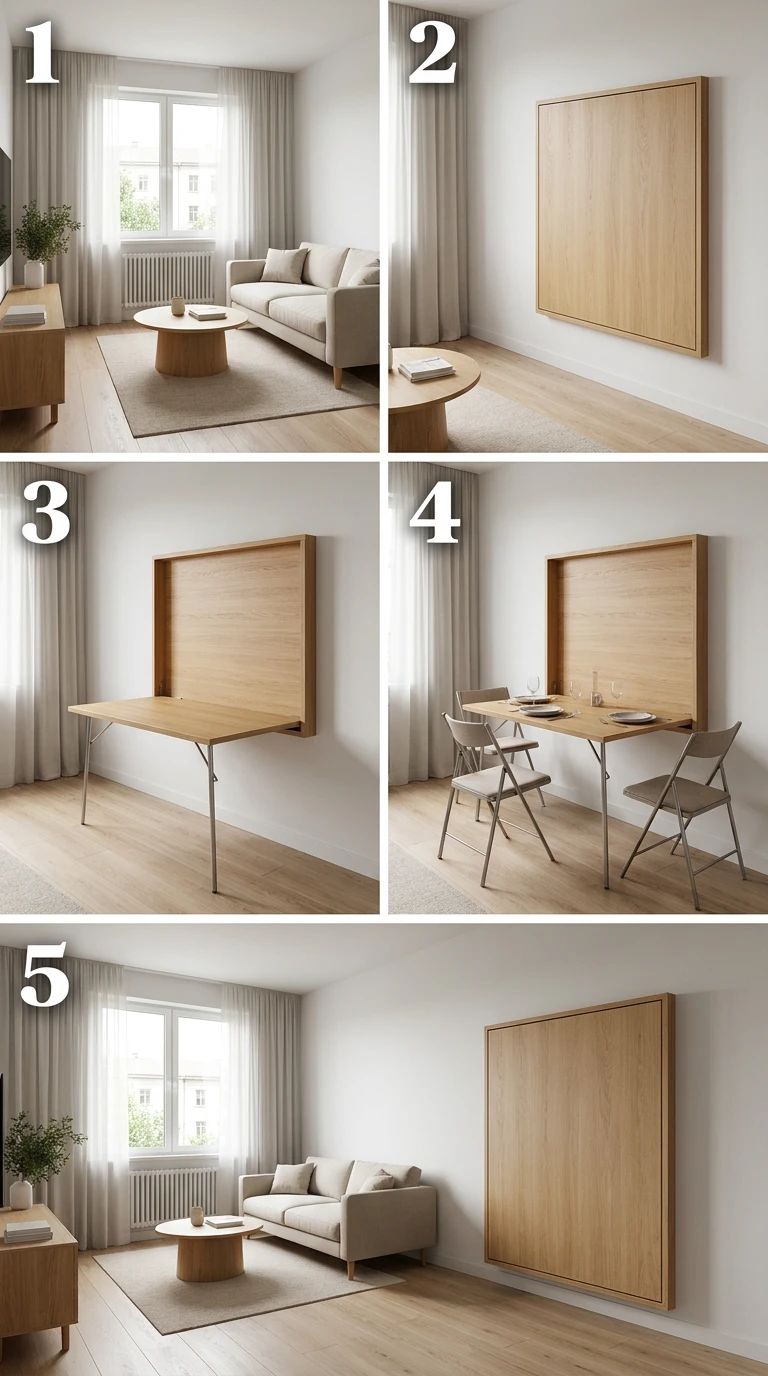 Choisir une Table à Manger Pliante ou Murale