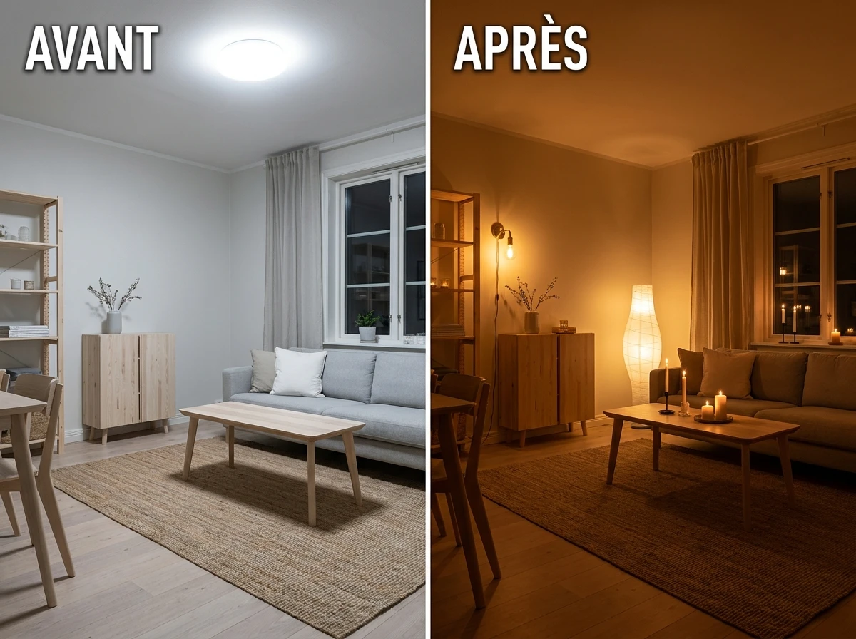 Compenser avec l'éclairage artificiel