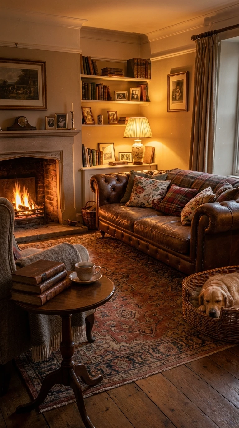 Comprendre l'Âme du Salon Anglais : le Lived-In Look