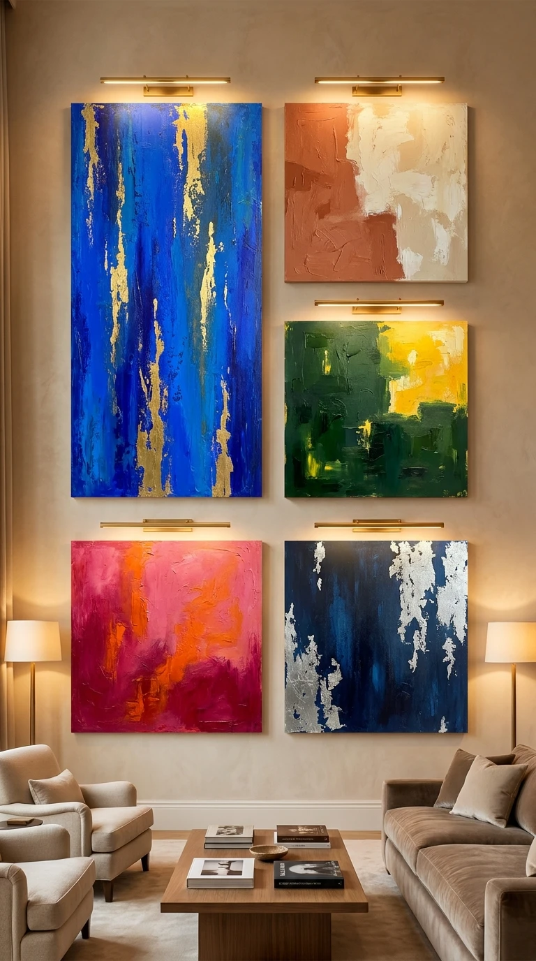 Créer des Tableaux Colorés comme Identité Murale
