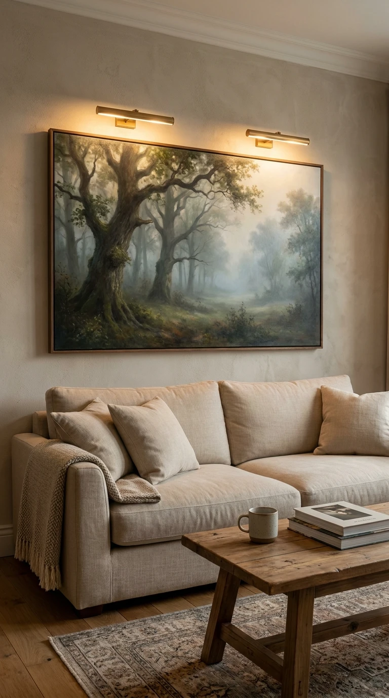 Créer l'Illusion de Profondeur avec un Tableau Grand Format