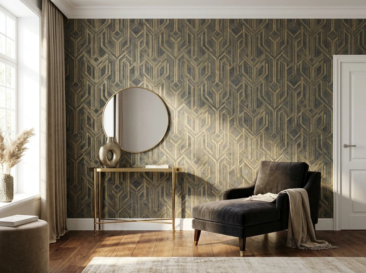 Créer un Mur d'Accent en Papier Peint Graphique