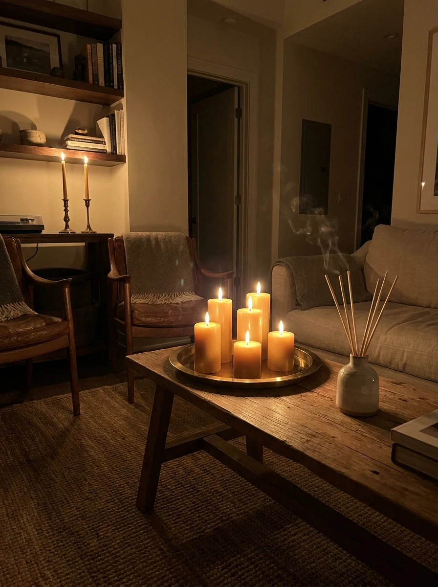 Créer une Ambiance avec des Bougies et des Diffuseurs
