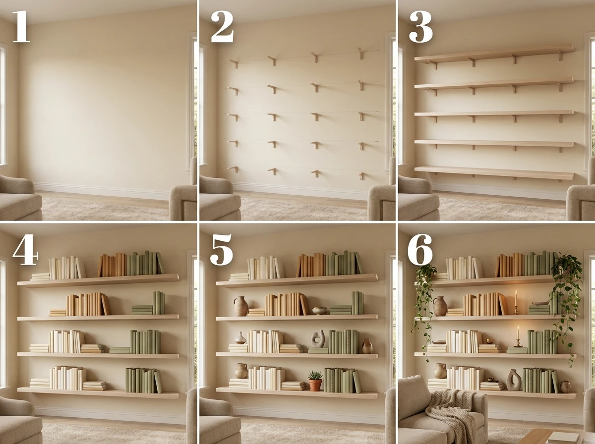 Créer une Bibliothèque Murale Stylée et Bien Composée