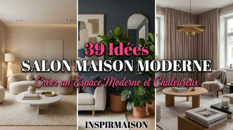 Trois salons modernes et chaleureux, idées de décoration maison contemporaine.