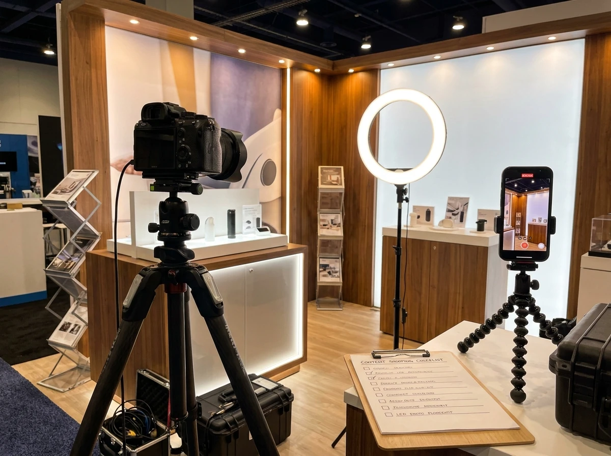 Documenter le Stand en Photos et Vidéos pour les Réseaux