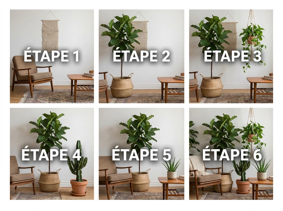 Étape - Les plantes : beaucoup, mais pas n'importe comment