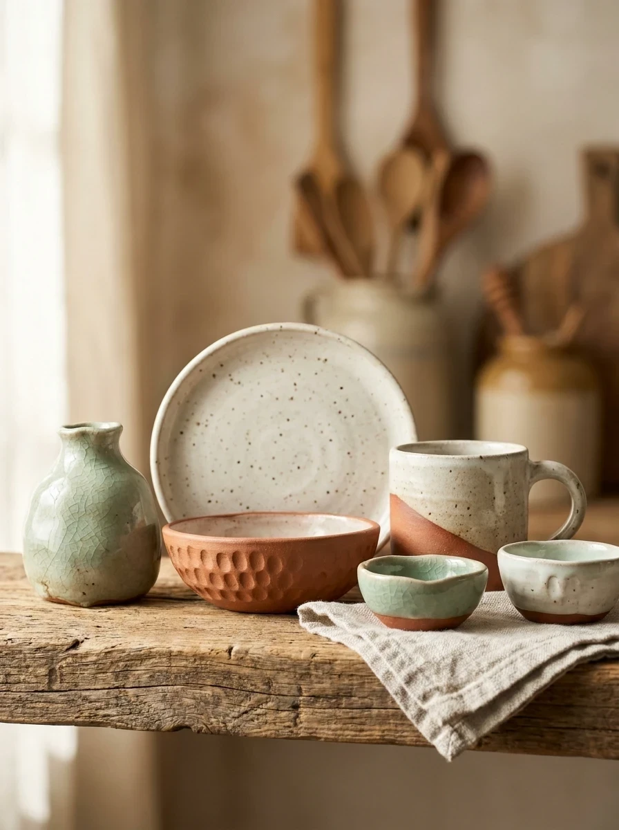 Exposer de la Vaisselle Ancienne ou des Céramiques Artisanales