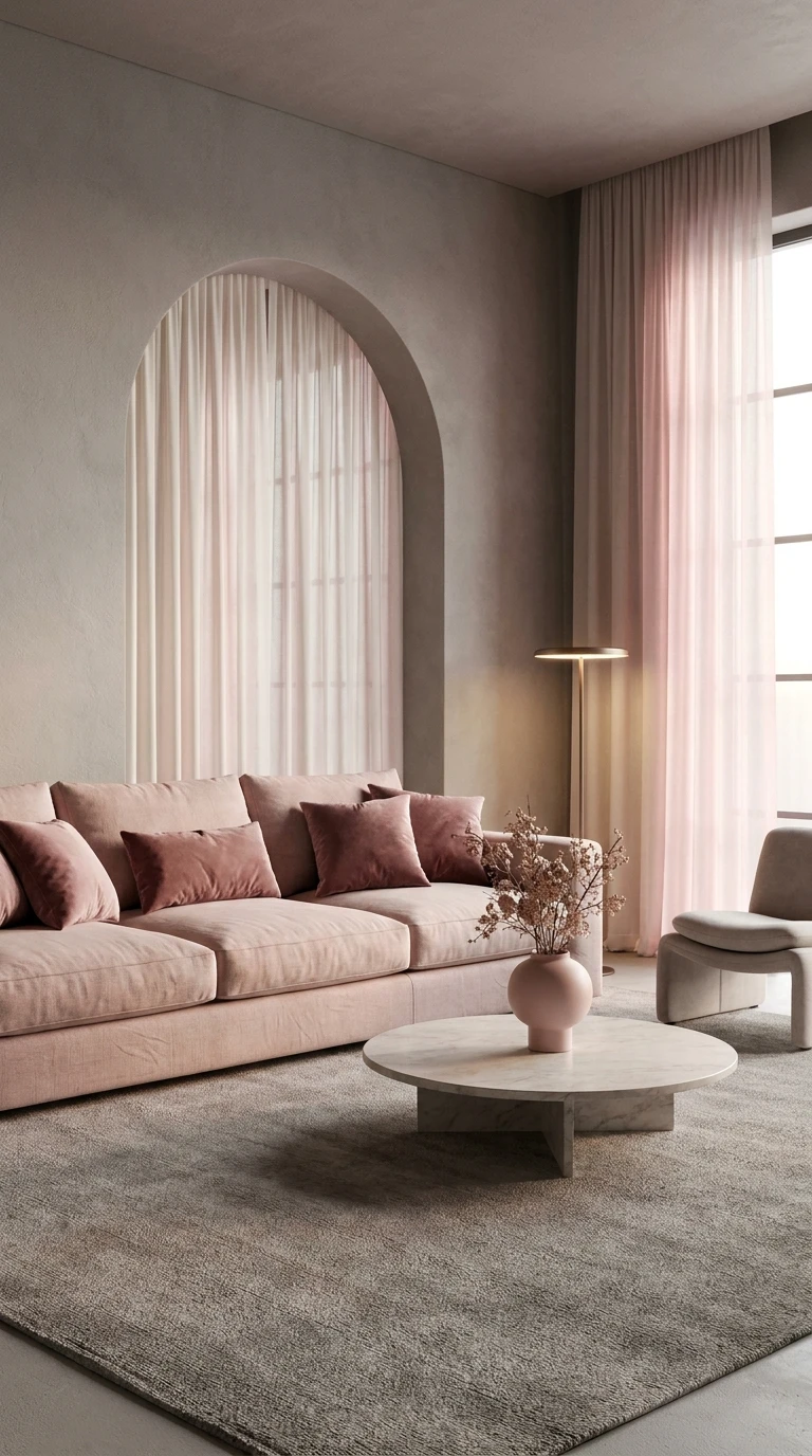Gris et Rose Poudré, la Douceur Inattendue