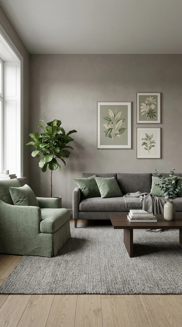 Gris et Vert Sauge, la Sophistication Naturelle