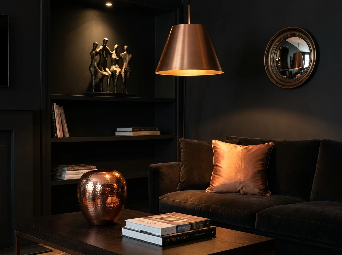 Introduire le Cuivre et le Bronze comme Accents Chauds