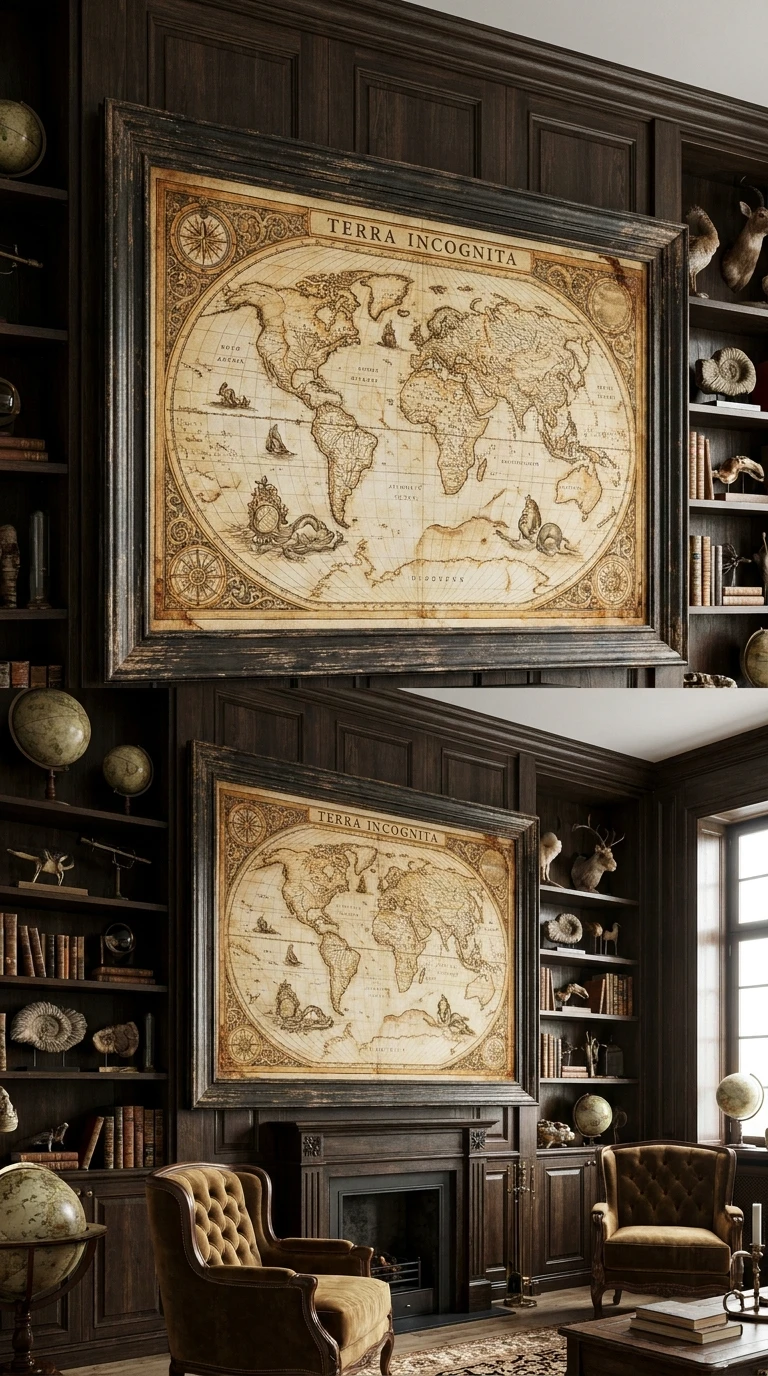 La Carte Géographique Ancienne