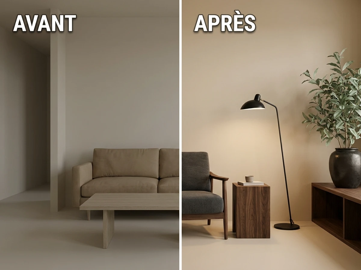 La palette de couleurs : neutre, mais pas fade