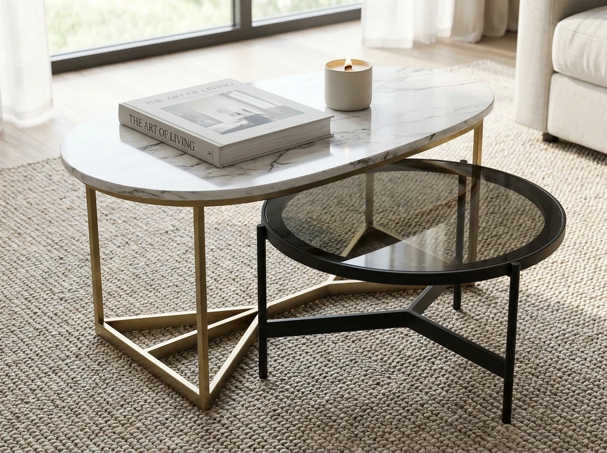 La table basse : sculpture fonctionnelle