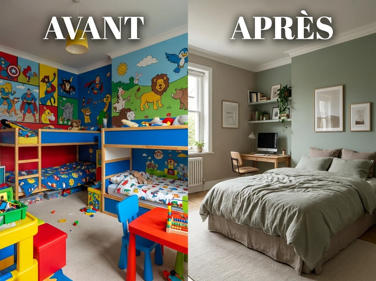 La transition chambre enfant → chambre ado : comment gérer le passage
