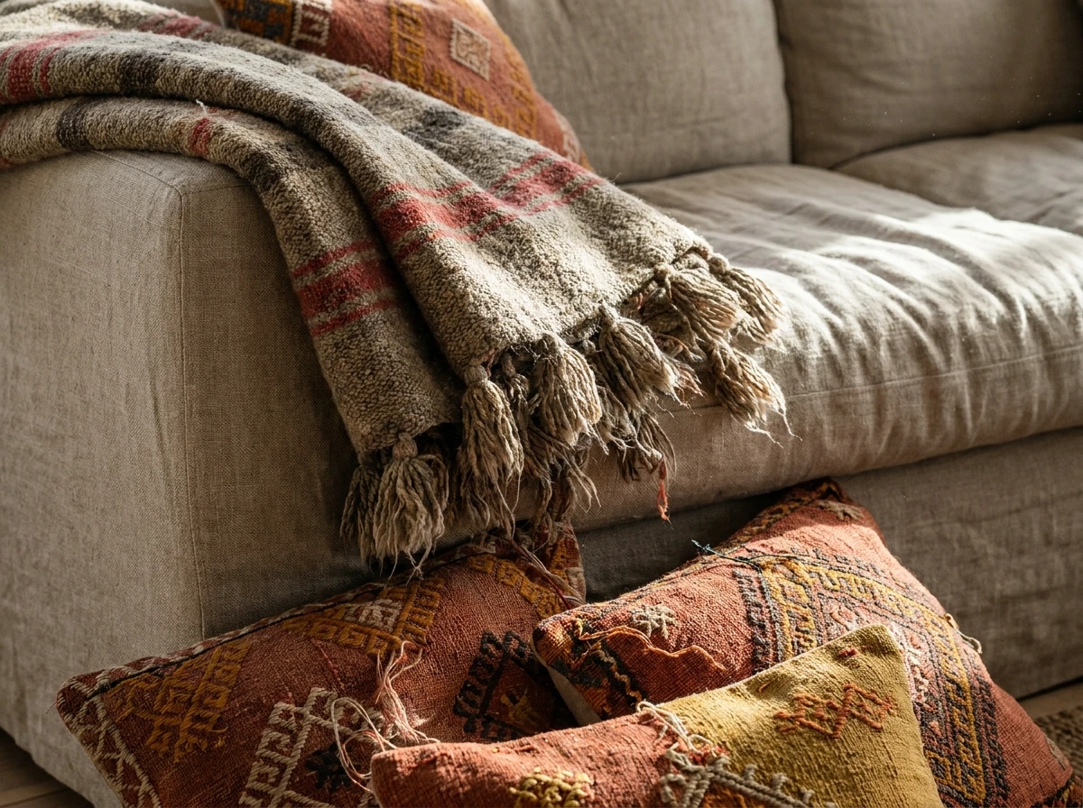 L'Âme du Salon Bohème : Les Textiles