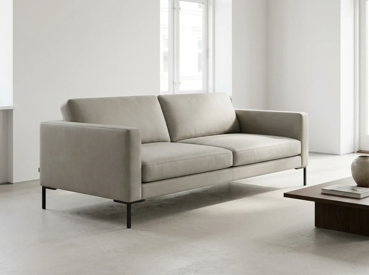 Le canapé salon minimaliste