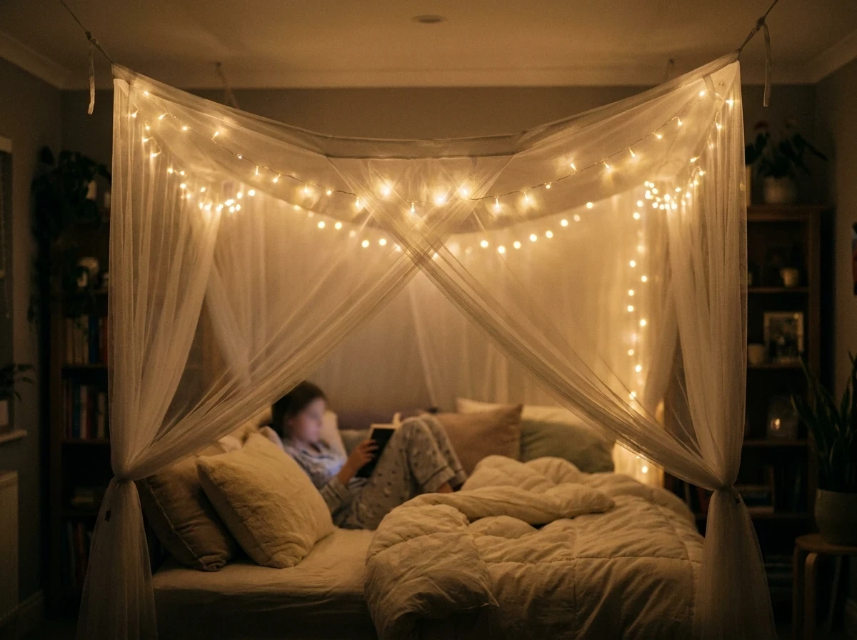 Le Ciel de Lit Guirlande : L'Ambiance Magique