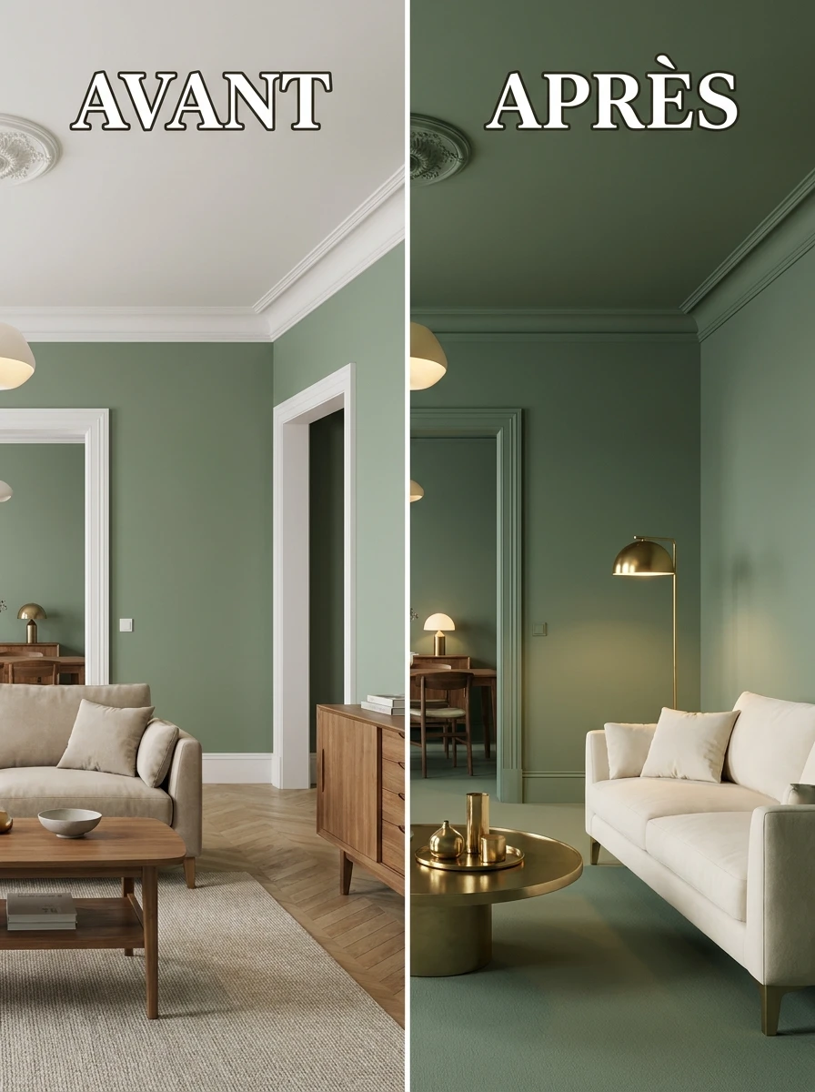 Le Color Drenching : Peindre Murs, Plafond et Boiseries dans la Même Teinte