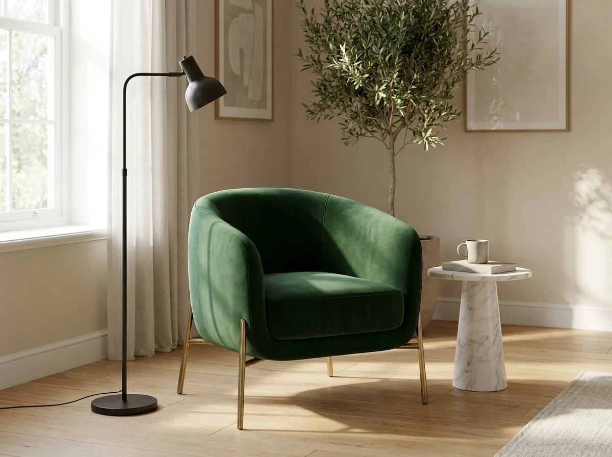 Le fauteuil d'appoint : la touche de caractère