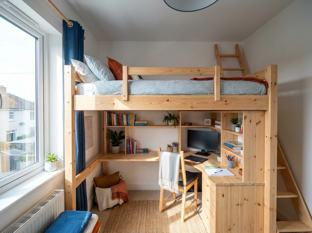 Le Lit Mezzanine avec Espace Dessous : Le Gain de Place Ultime