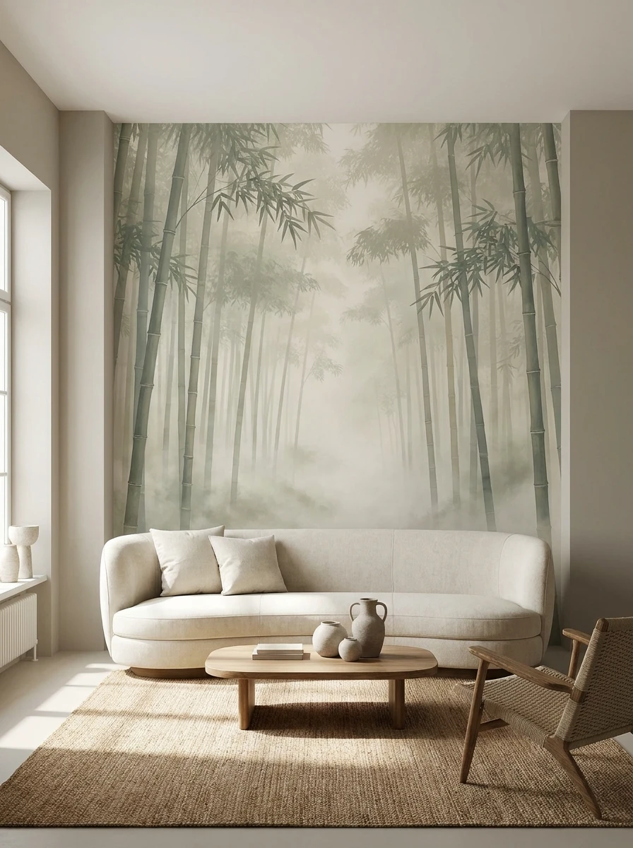 Le Papier Peint Panoramique pour un Mur qui Raconte un Paysage