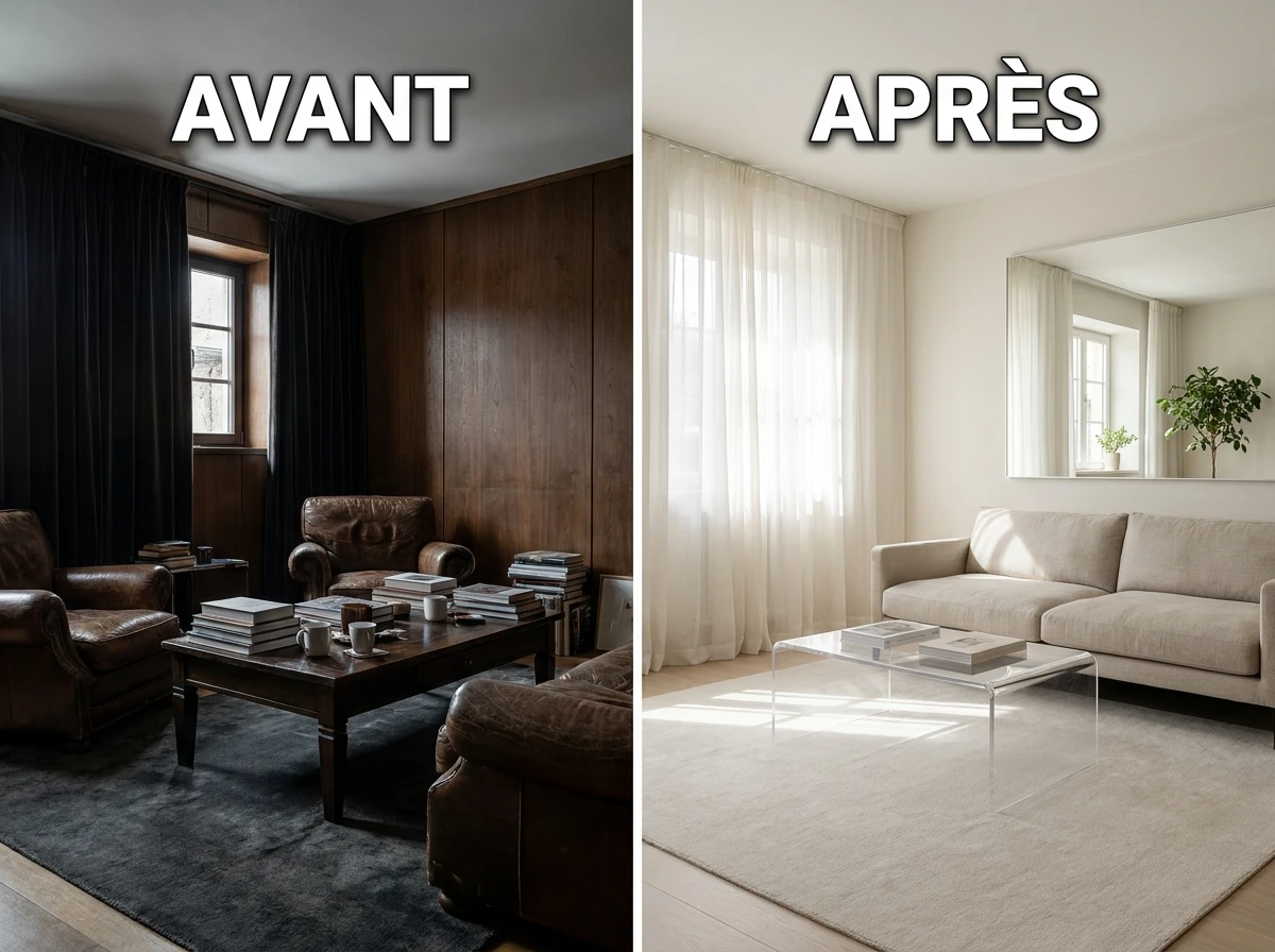 Le petit salon: astuces pour l'agrandir