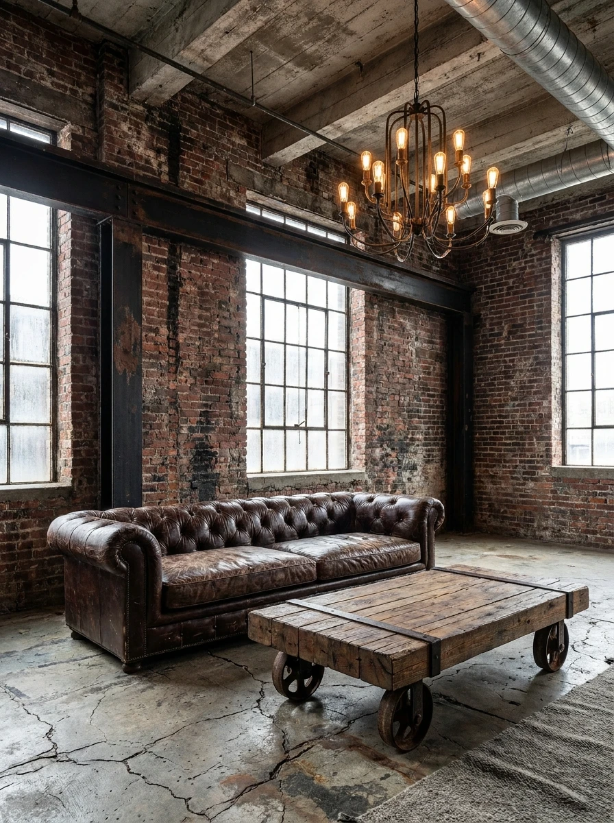 Le salon industriel: le brut sublimé