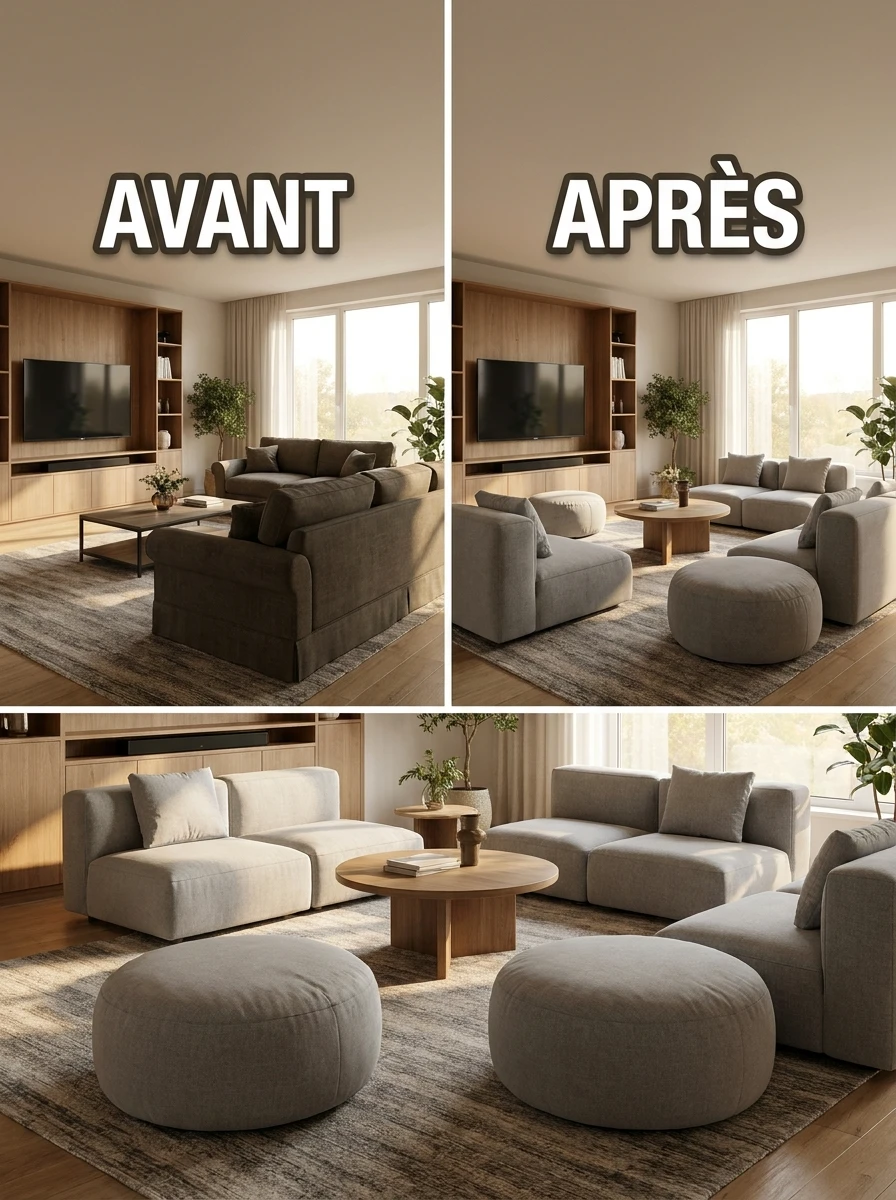Le salon modulable: évolutif et intelligent