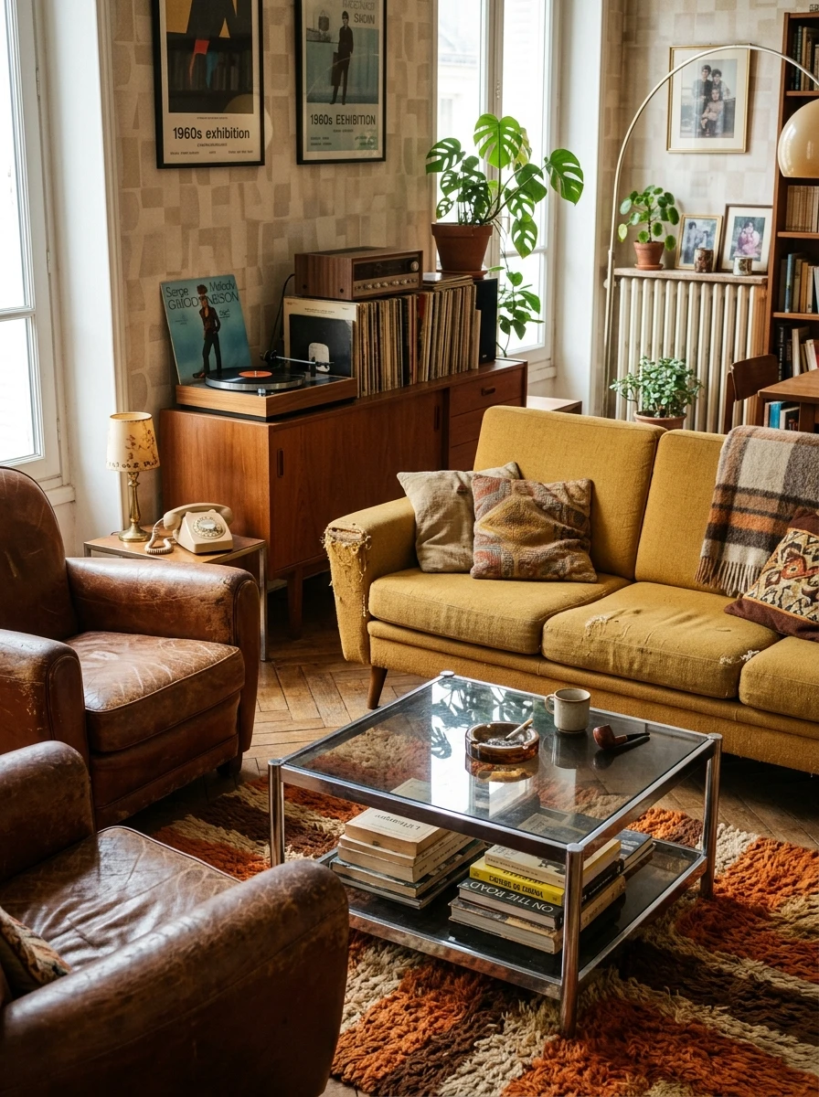 Le salon vintage: les objets qui ont une âme