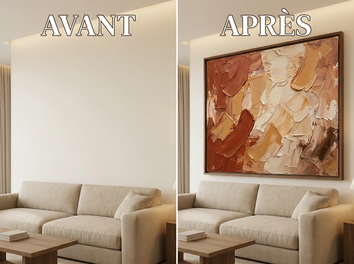 Le Tableau Abstrait Grand Format pour l'Impact