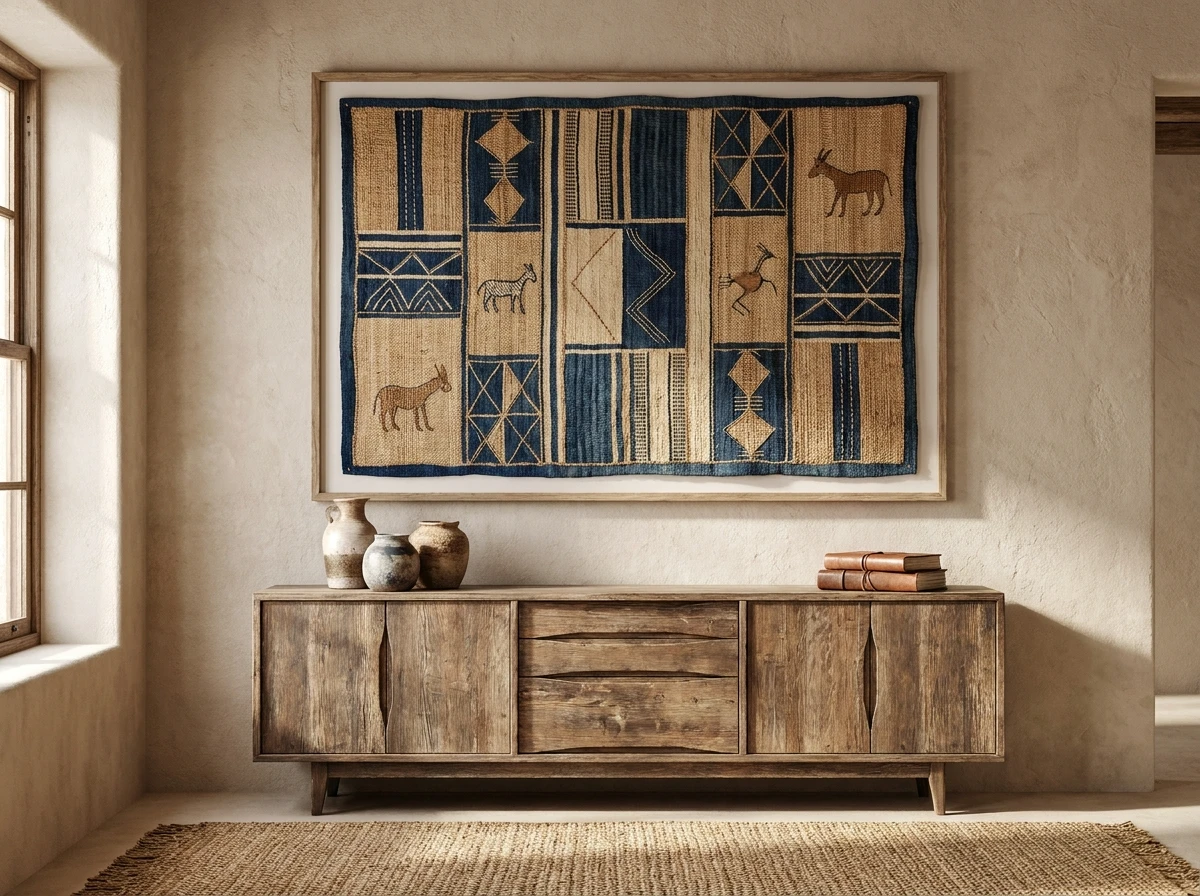 Le Tableau Artisanal Acheté en Voyage