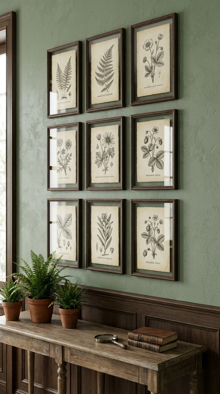 Le Tableau Botaniste Vintage pour le Style Nature