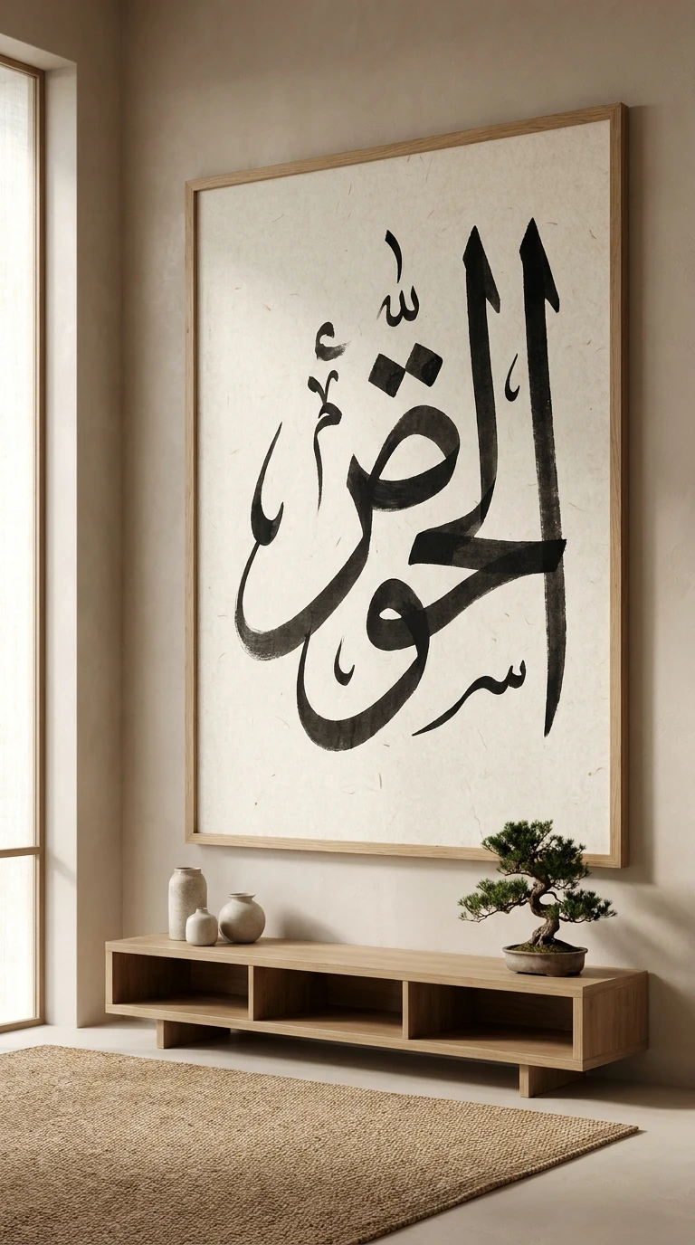 Le Tableau Calligraphique le Style Oriental