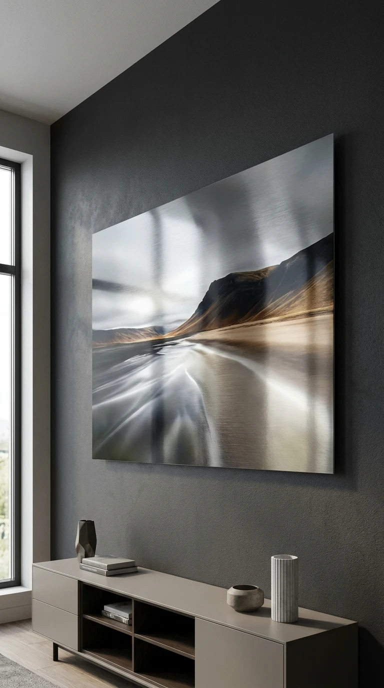 Le Tableau Imprimé sur Métal l'Aspect Contemporain