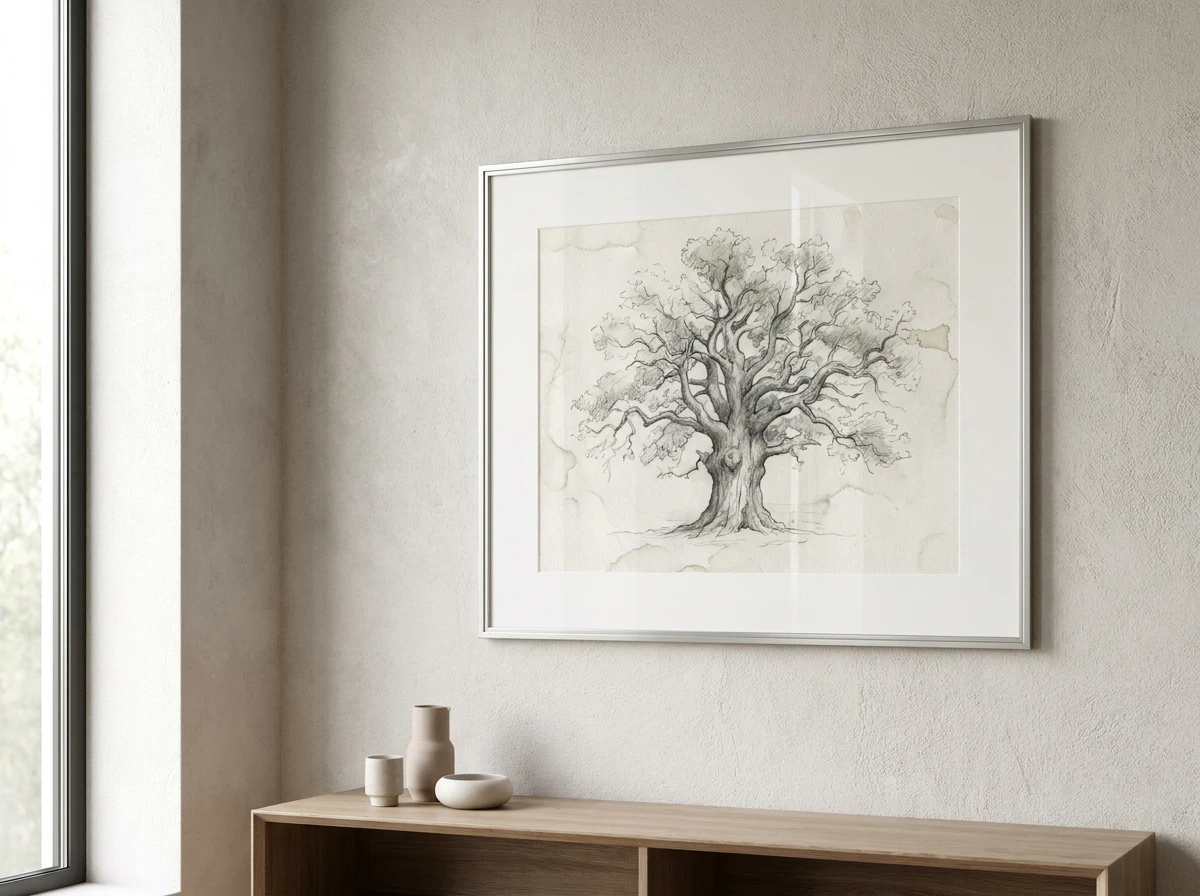 Le Tableau Sous Verre pour les Œuvres sur Papier