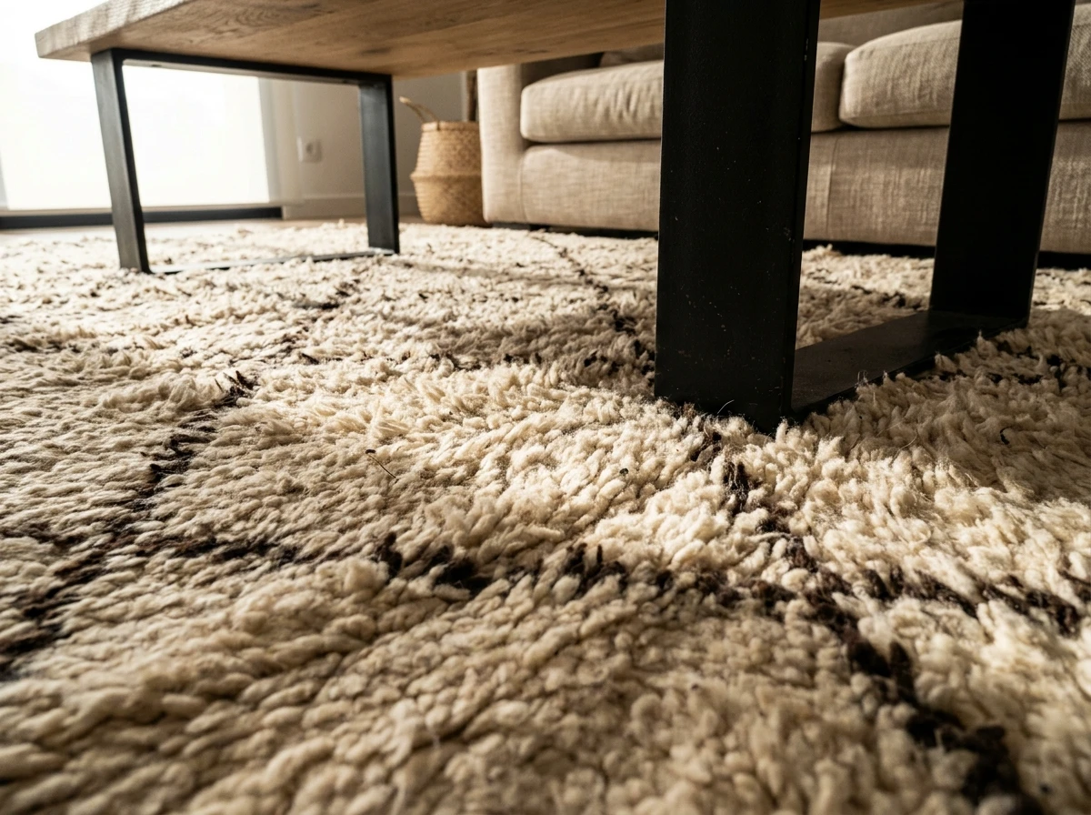 Le tapis: fondation visuelle du salon