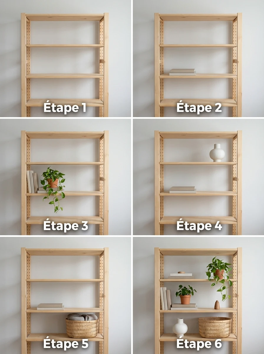 Les étagères et rangements