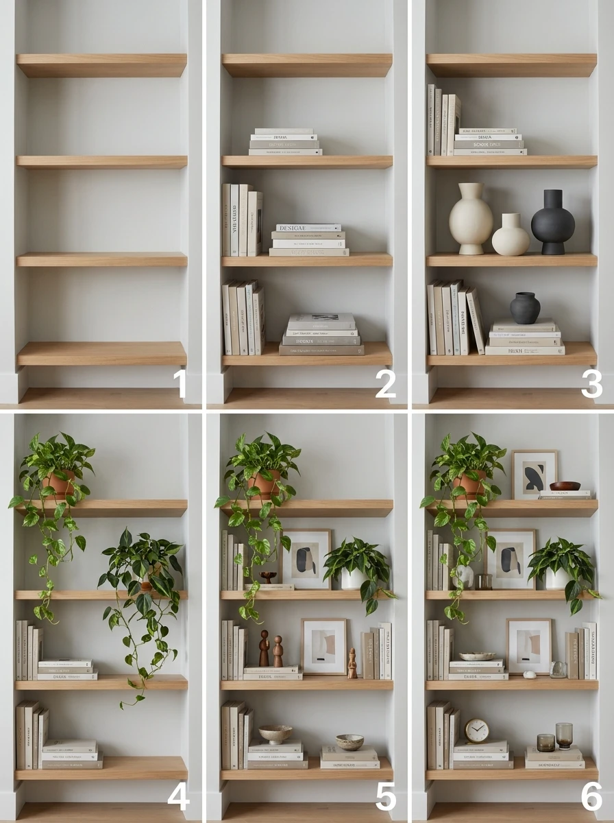 Les étagères ouvertes: décor et rangement